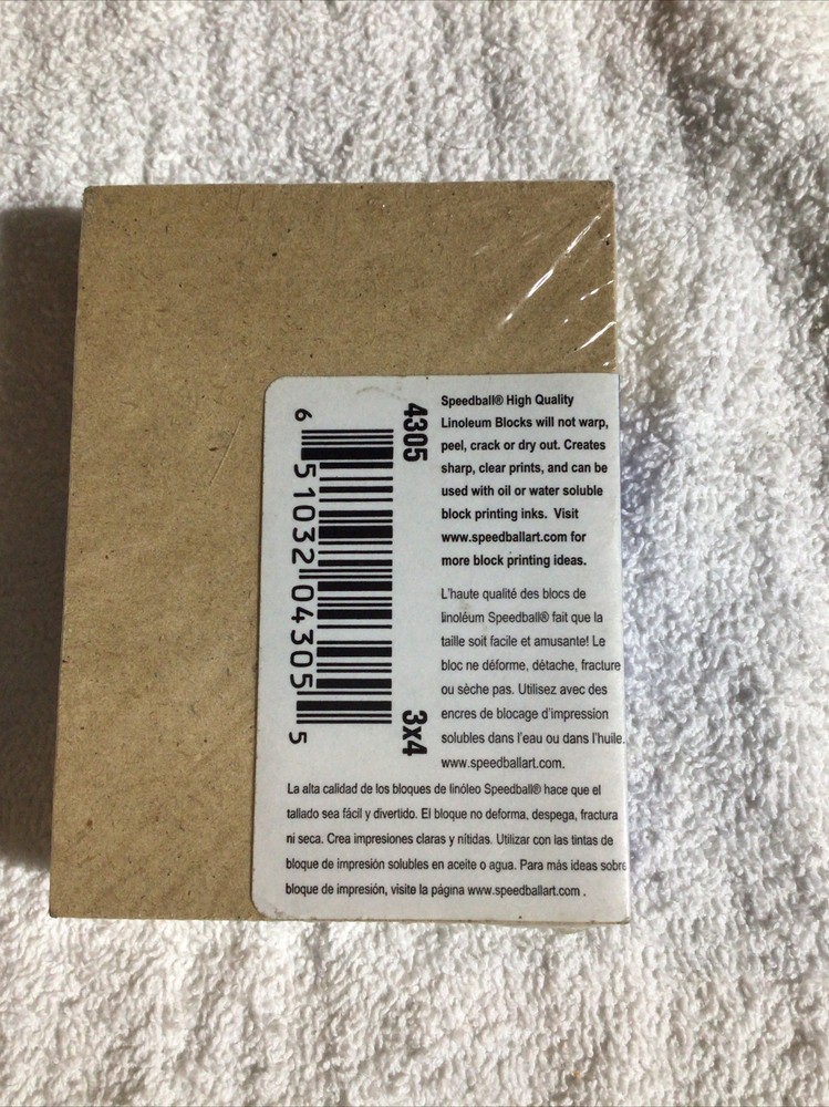 Speedball Linoleum Blocks 3x4 4305