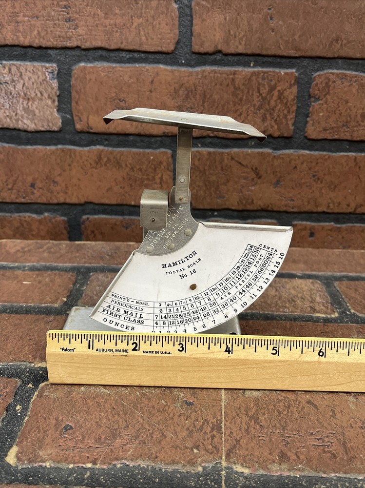 Vintage Hamilton Postal Scale No. 16 Oz. Scale