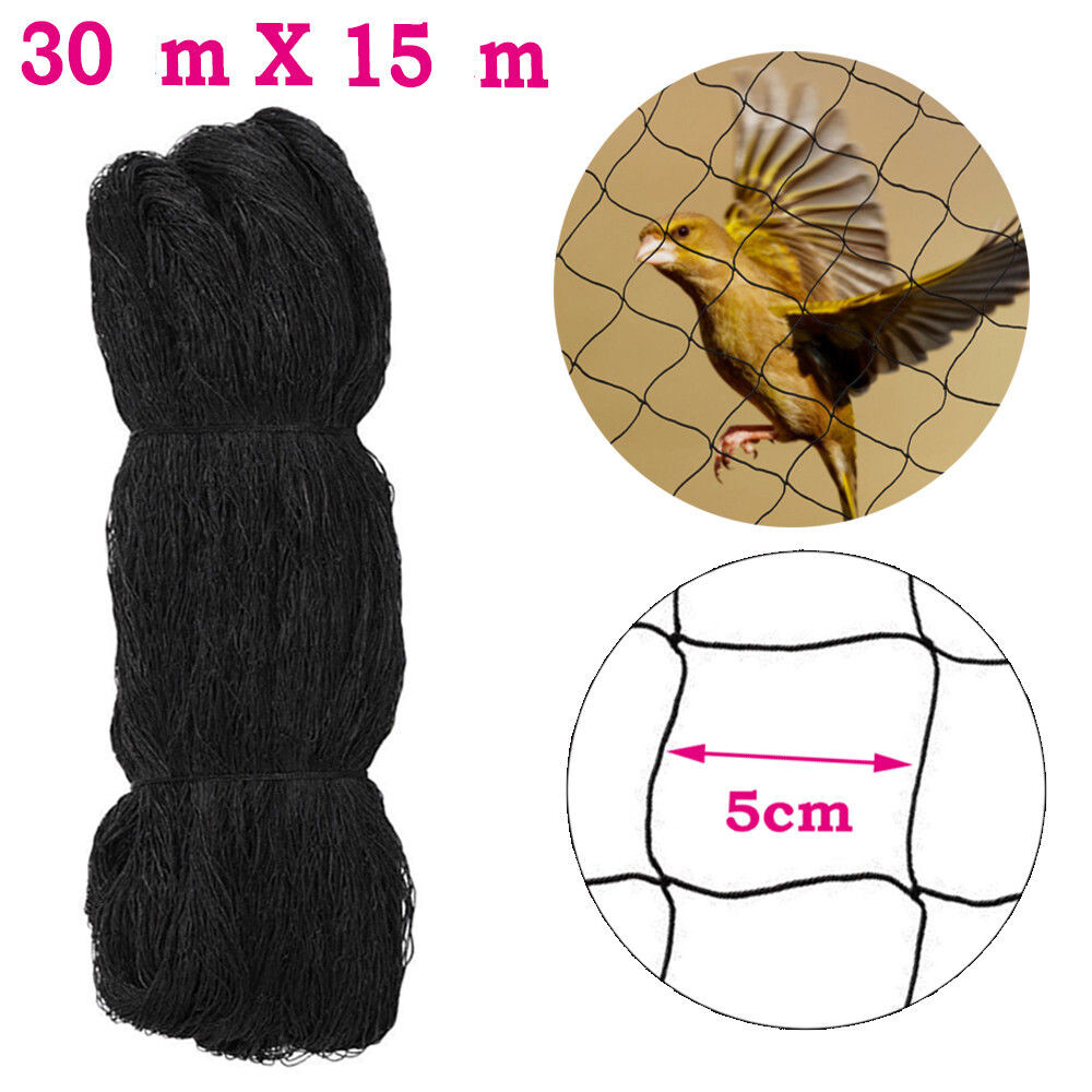 100'X50' Bird Netting For Bird Poultry Aviary Anti Bird Netting Game Pens Net US