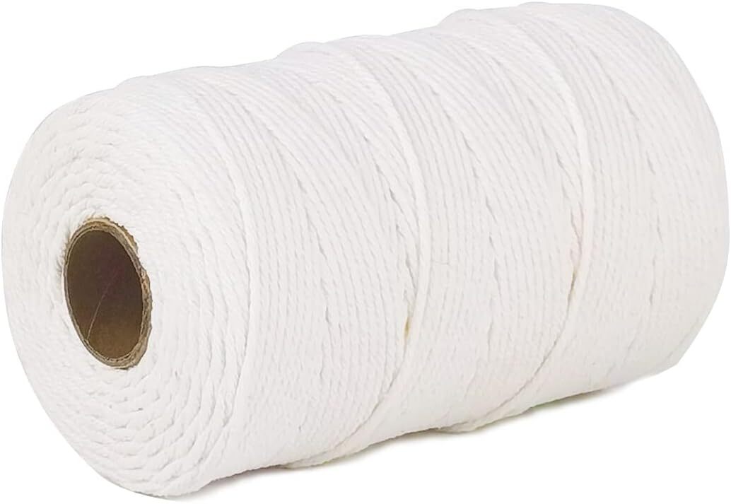 Cotton Butchers Twine String 500 Feet 2Mm Twine for Cooking Food Safe C