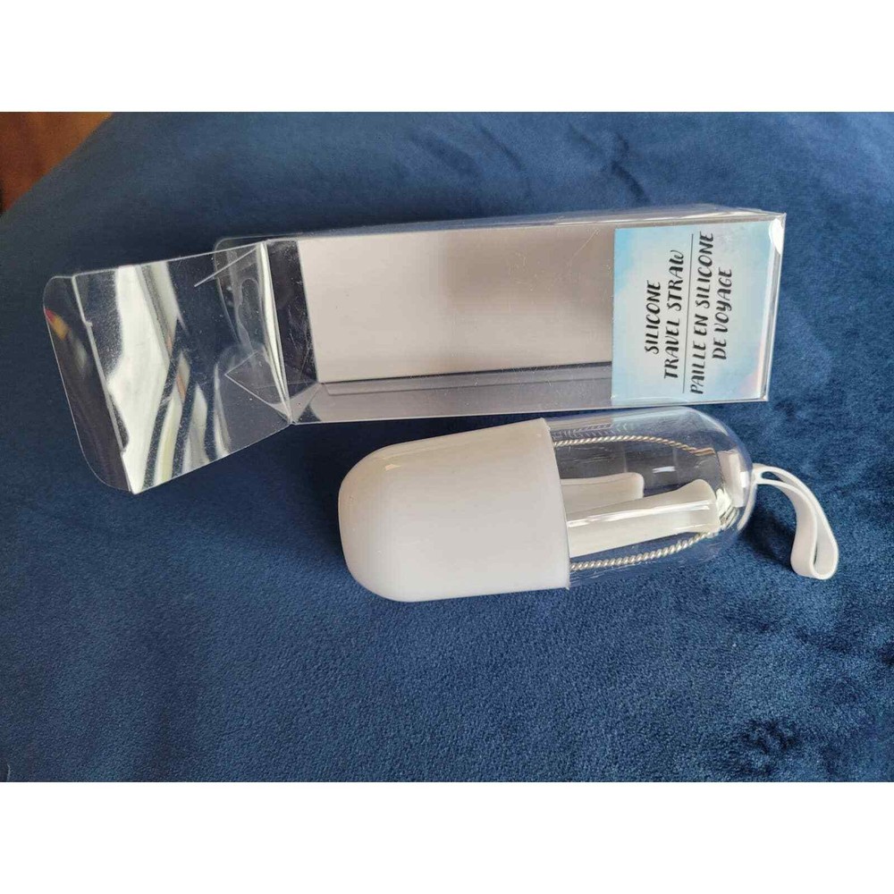 Travel Silicone Straw, Portable, Compact