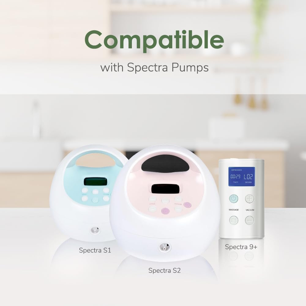 Pump Parts Compatible with Spectra S1 S2 9 plus Breastpump Replace Backflow Prot
