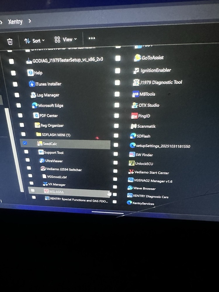 Touch Screen Random Computer With Xentry Wis Videmo Monaco Offline Scn