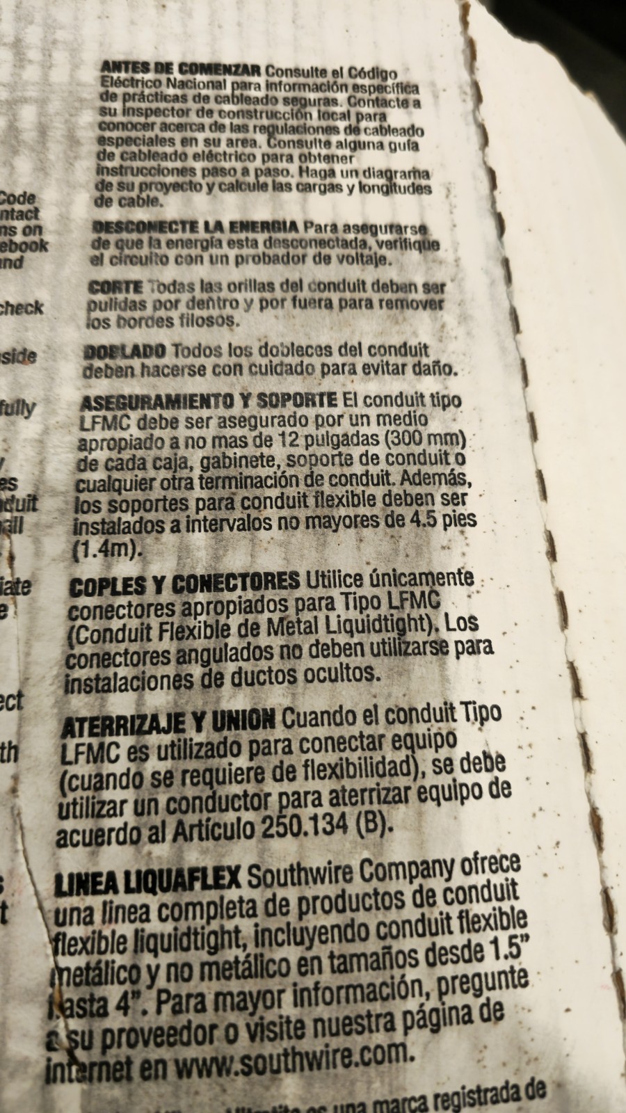 Southwire 55082721 Ultratite Metallic Liquidtight Flexible Conduit 3/4 25 Ft.