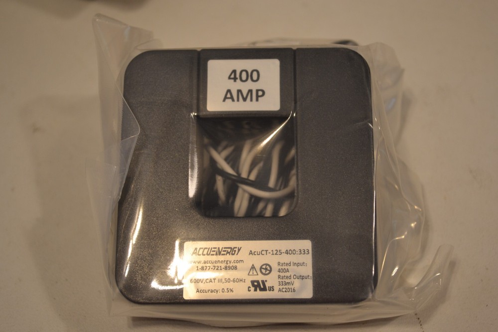 CT-SCM-0400-U Current Transformers 400 Amp Split Core Accuenergy