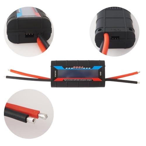 200A High Precision Watt Meter with Backlight Digital LCD Screen, DC 200A 100V