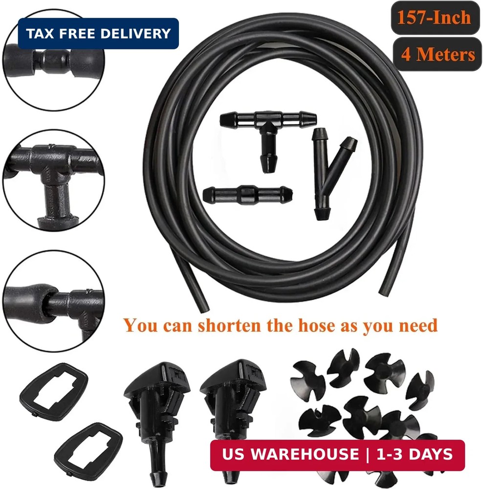 Windshield Washer Nozzles Kit-Windshield Sprayer Nozzle for Chrysler Dodge ram,