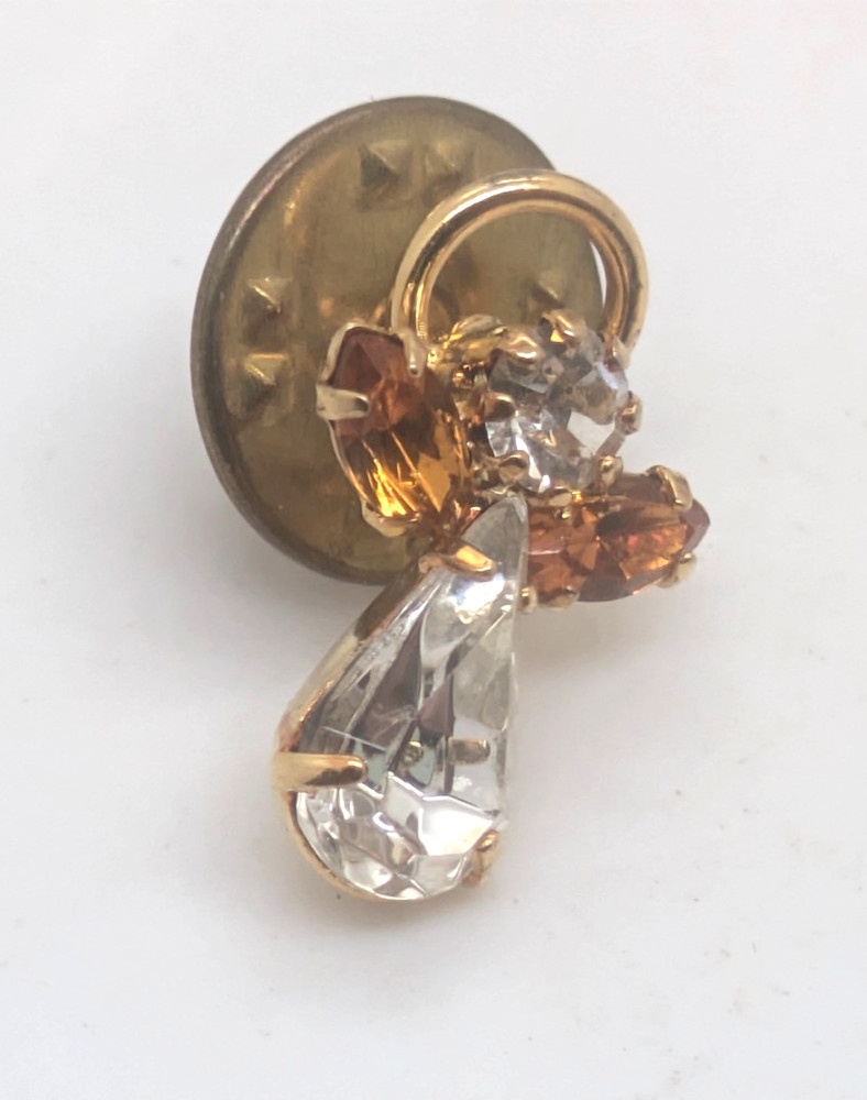 Small Angel Lapel Pin Sparkling Accent