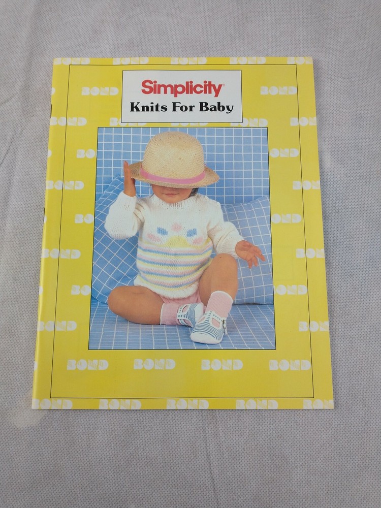 Simplicity Knits for Baby Bond USM Ultimate Sweater knitting Machine Pattern BK