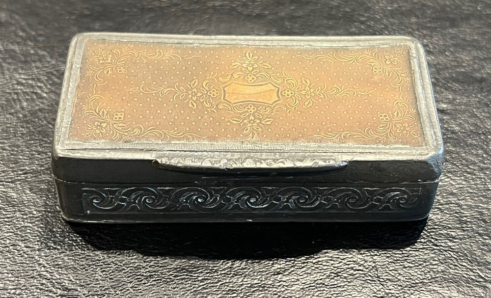 19th Century Pewter Snuff Box