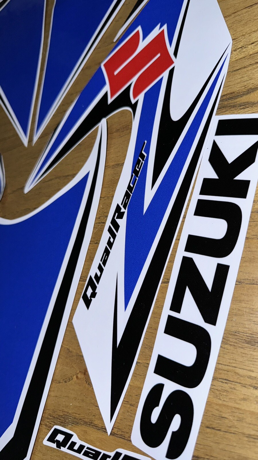 Suzuki LTR450 2006 QuadRacer White Full Graphics Decals