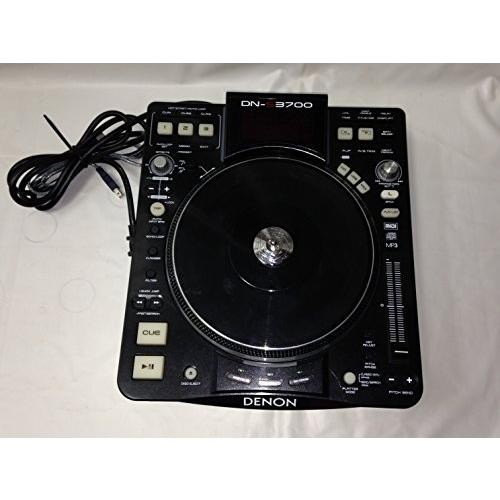 Denon DN-S3700 DJ CD Player Black MIDI USB Audio Interface with 9 Inch Platter