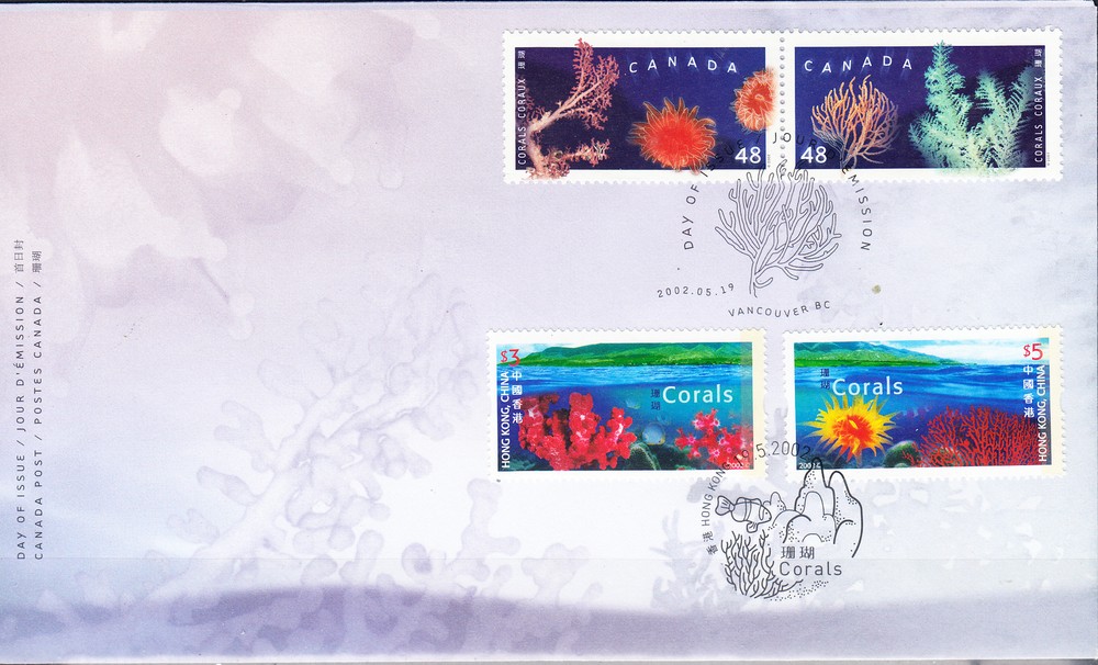W CANADA 1948-1951 FDC CORALS