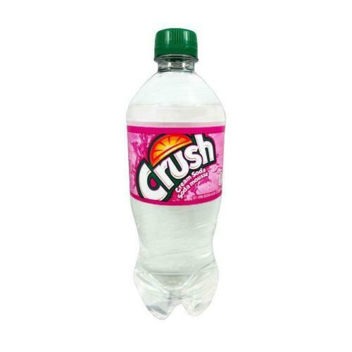 Crush Clear Cream Soda 12 Pack 20 oz Bottles Canadian Soda
