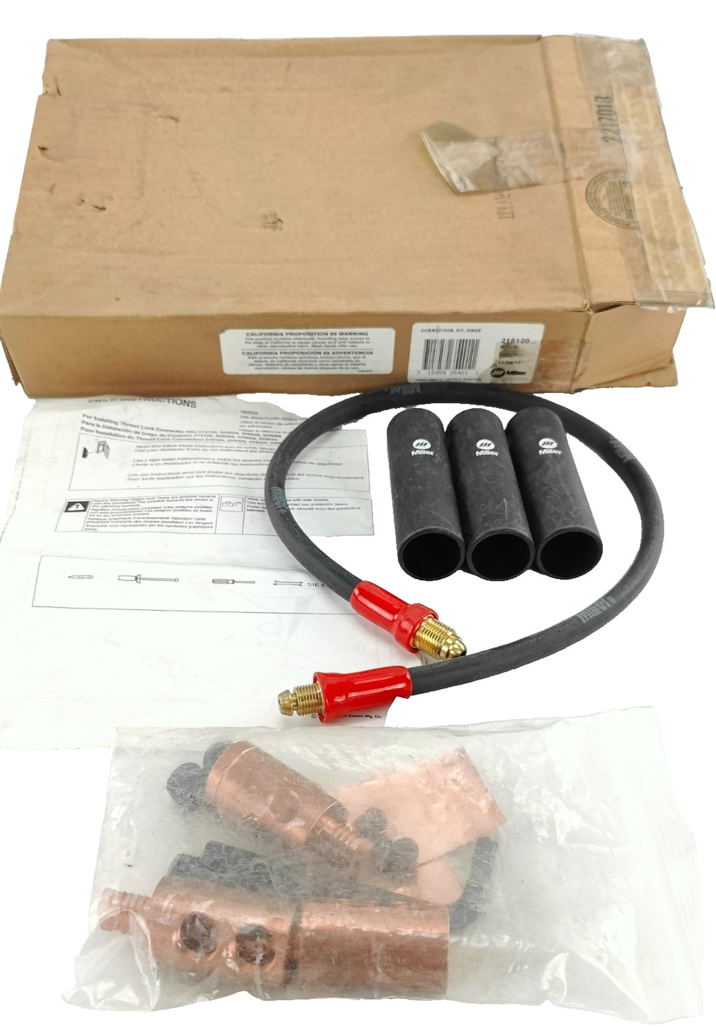 NEW Miller Connection Kit DINSE 215120