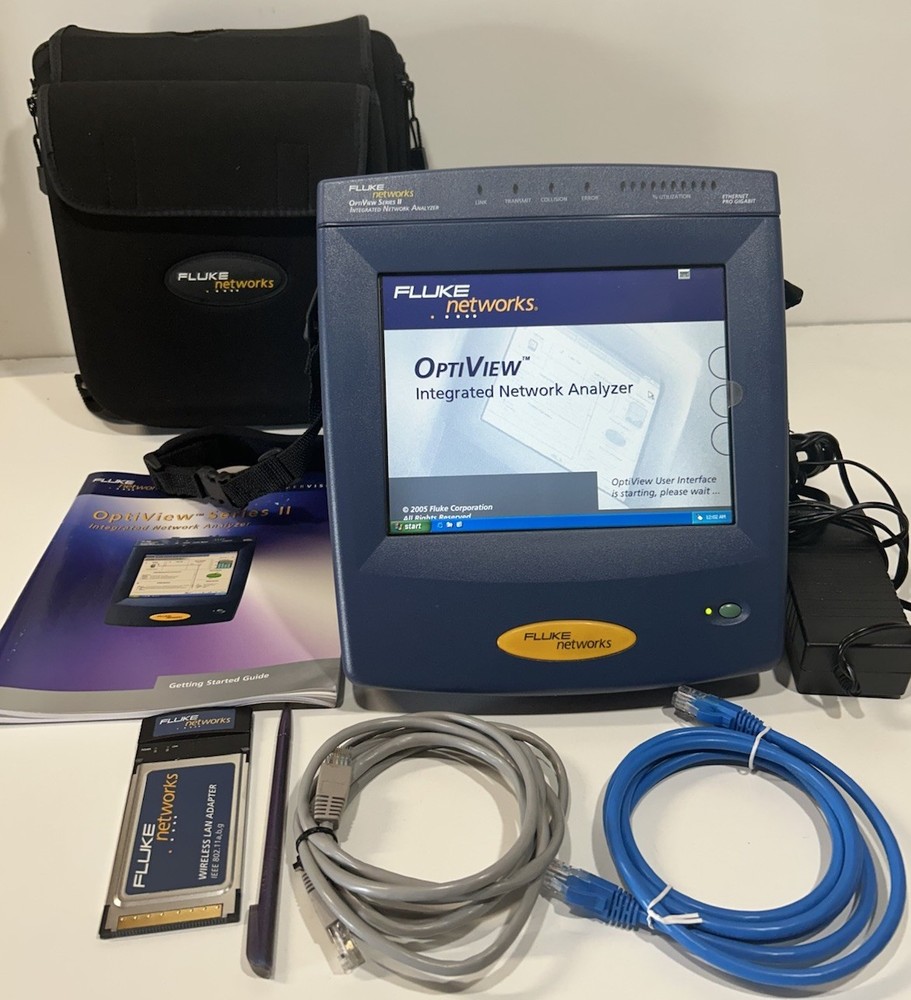 Fluke Network Optiview Series II Integrated Network Analyzer Excellent Condition