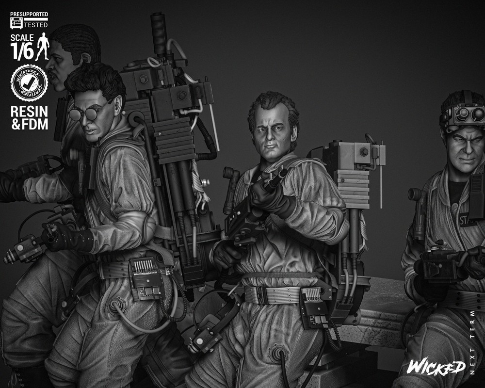 Ghostbusters Diorama Statue Model Kit Unpainted/Unassembled