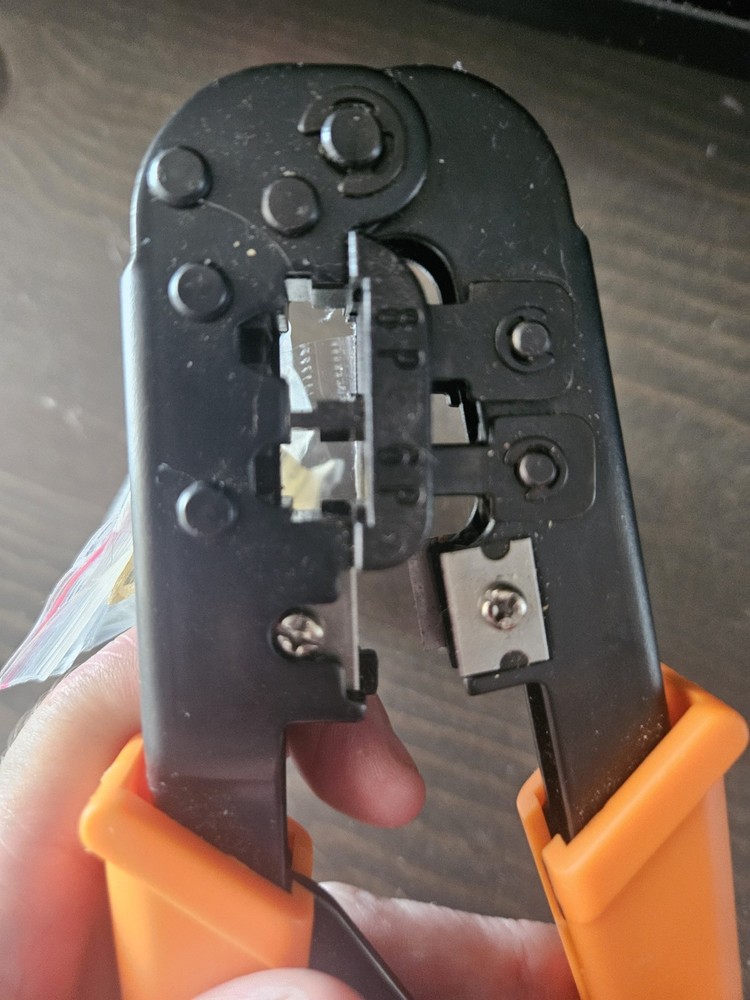 Tail-Clip RJ45 Connector Ethernet Installation Clamp Thermal Sensor Cable Tool🗜