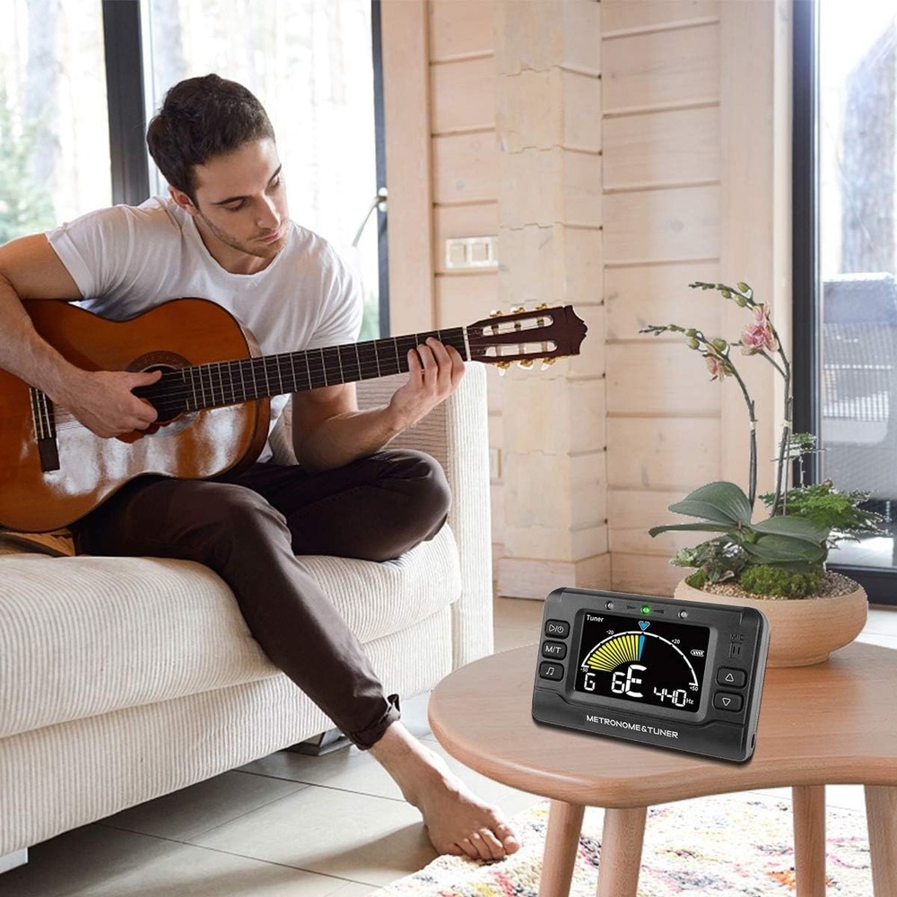 Color Screen Metronome Tuner for Guitar & Wind Instruments