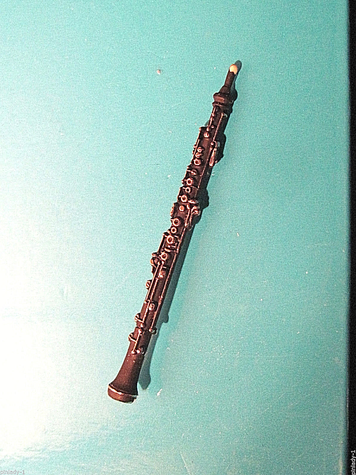 OBOE miniature - hat pin , tie tac , lapel pin , hatpin GIFT BOXED