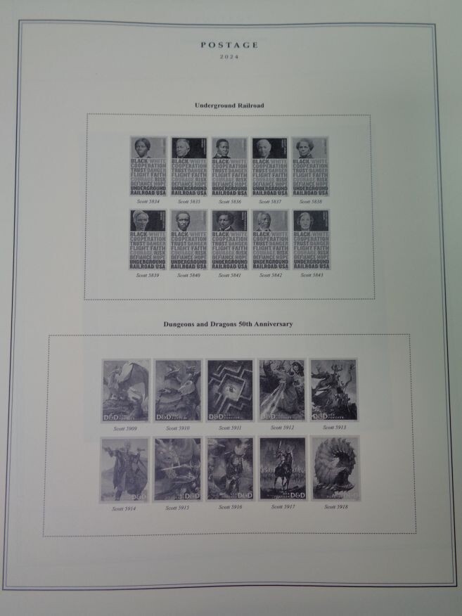 SCOTT National 2024 US Stamp album supplement # 92 NEW most recent 100S024