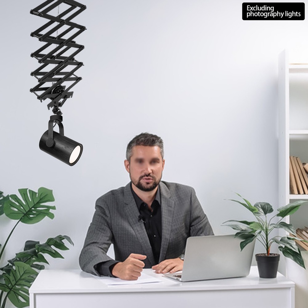 2M Drop Pantograph Studio Photography Ceiling Rail Photo Studio System Safe