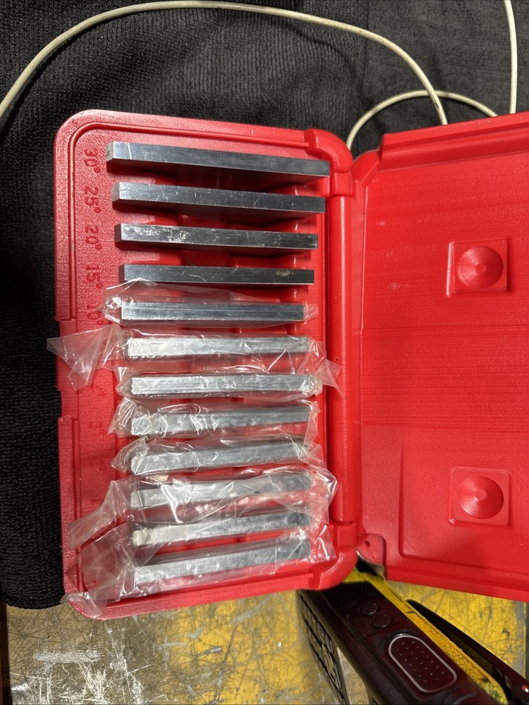 SPI 12 Pc. Ultra Precision Angle Block Sets Product Code: 30-139-0