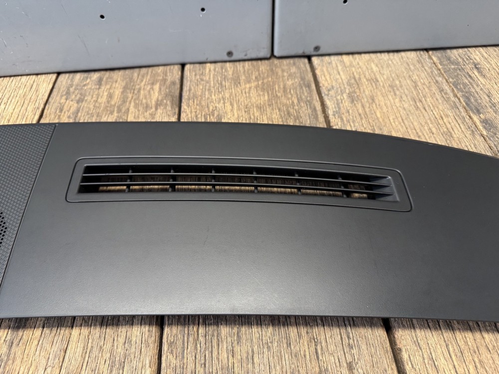 08-14 Dodge Challenger Dash Defrost Upper Trim Panel OEM Grille Dark Gray
