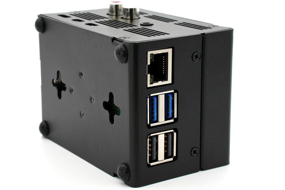 KKSB Case for Raspberry Pi 5 - Compatible with DAC+ & Pro, Supports Black