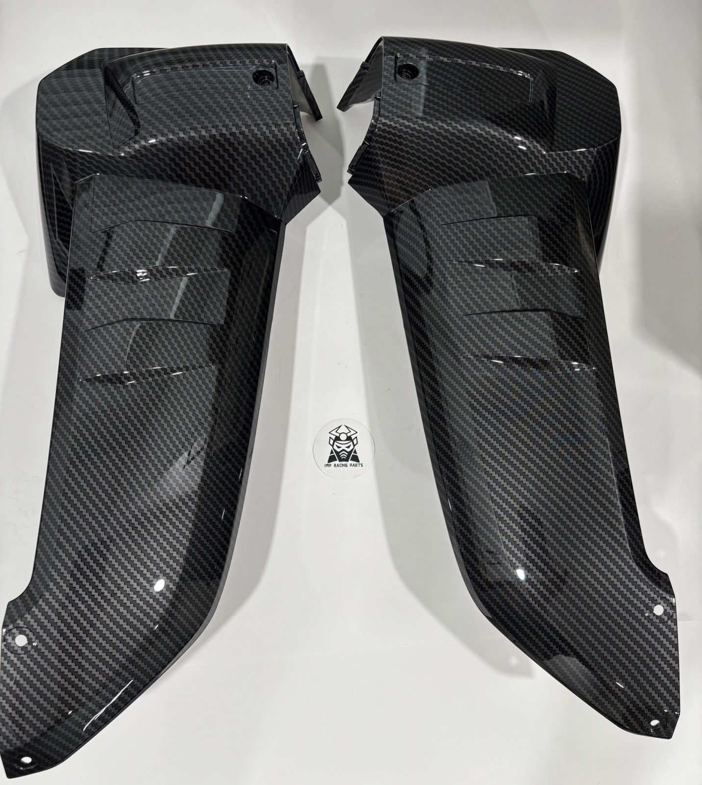 SCOOTER CARBON FIBER FRONT SIDE PANEL CHUMA TANK 200 MAXUMA VITACCI GY7 OWL BUHO