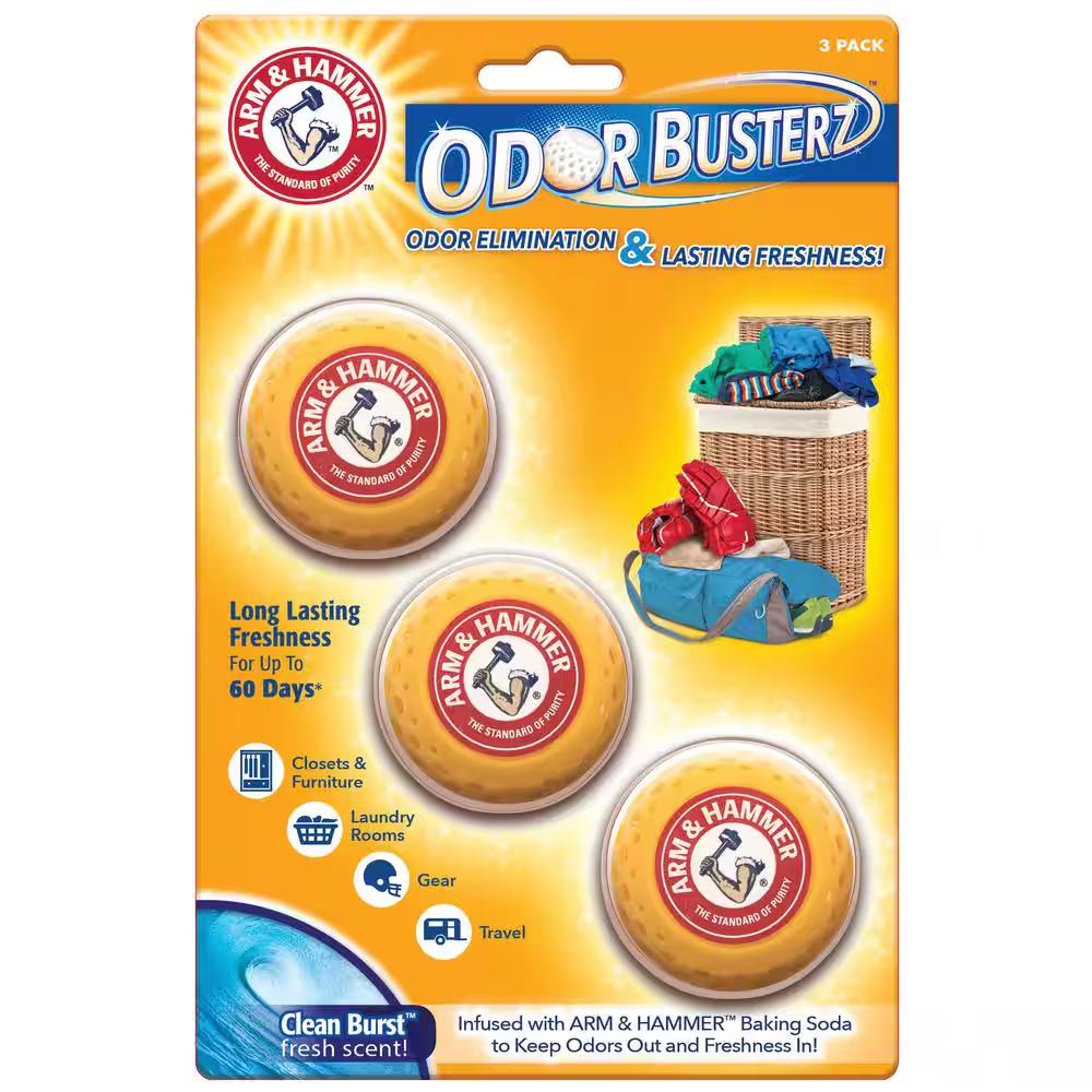 Arm & Hammer Odor Buster Deodorizer Value Pack 3 - Pack