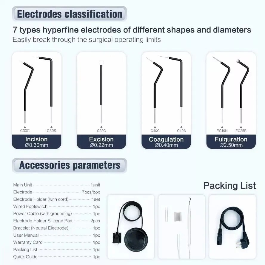 Electrosurgery Unit Dental Electro Dentisty System - High Frequency ES-20 sa