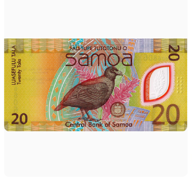 Samoa 20 Tala 2023 NEW UNC Banknote