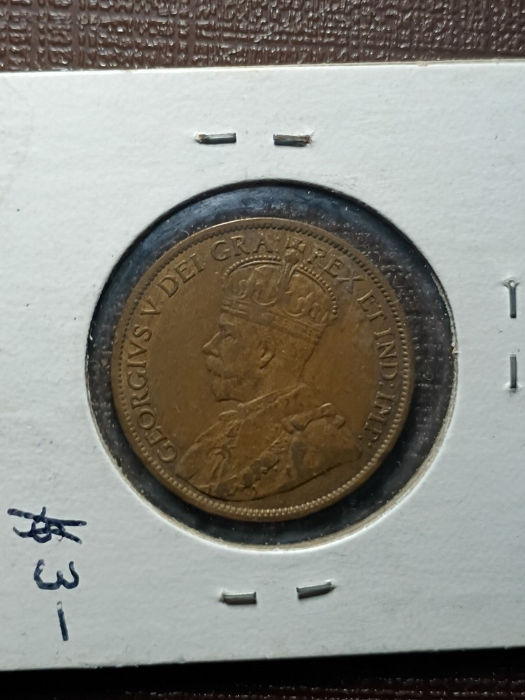 1912 Canada Large Cent KM 21
