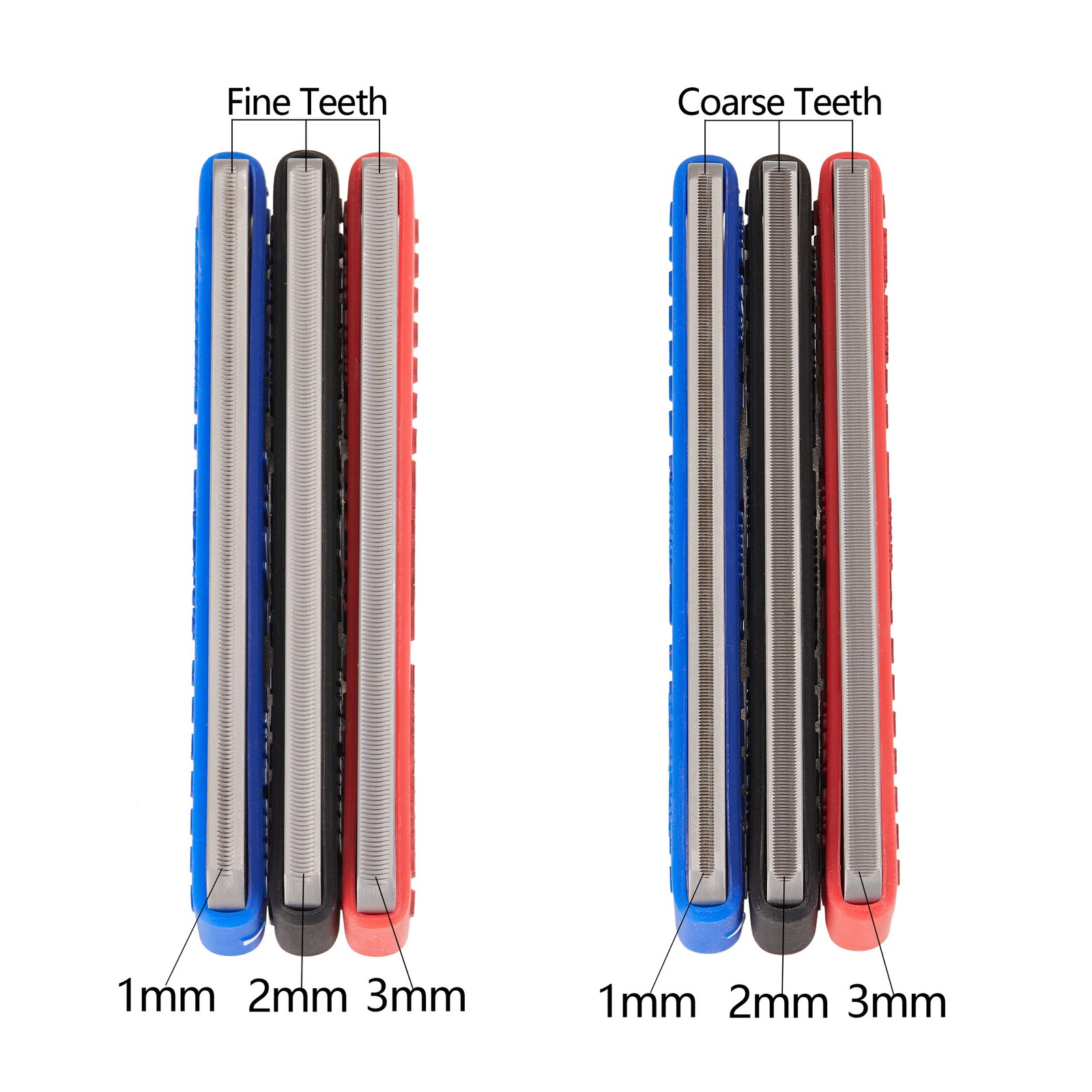 Fret Crowning File with Coarse/Fine Cutting Edges for Narrow/Medium/Jumbo Frets