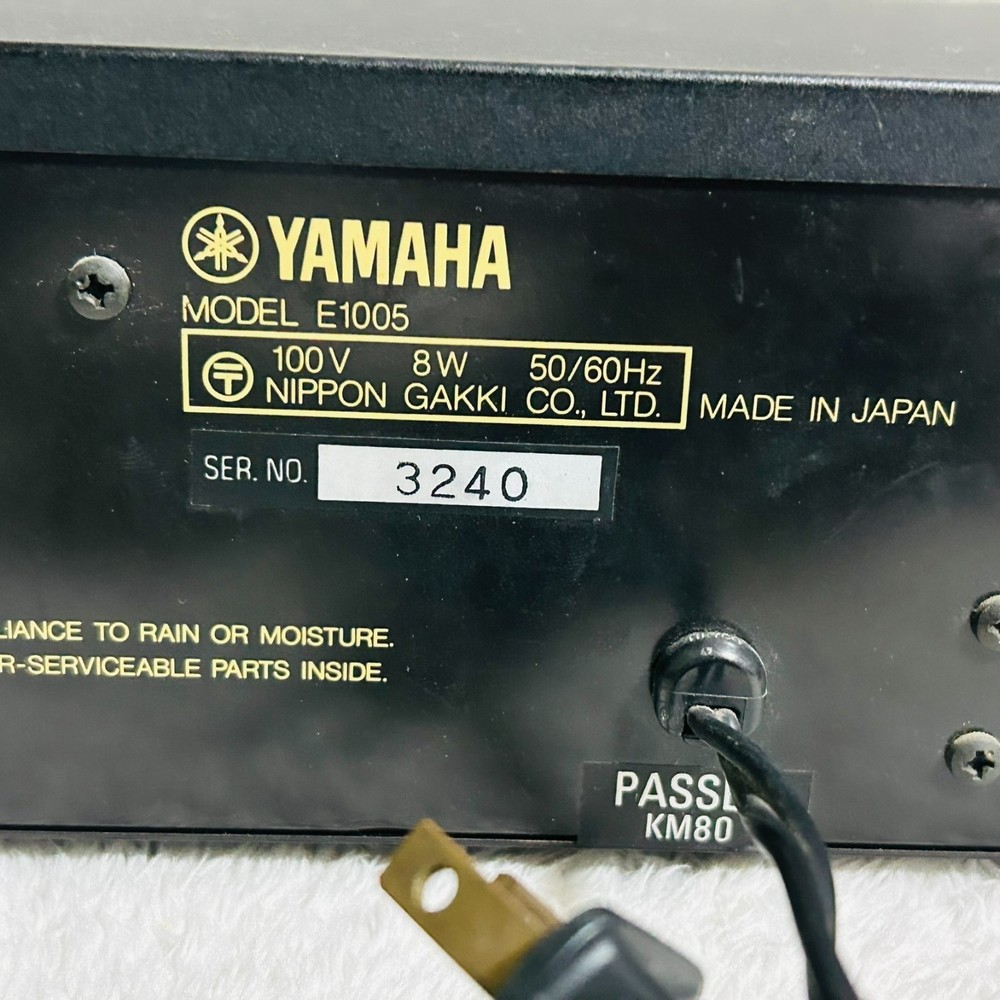 Yamaha E1005 Analog Delay Unit – Warm, Vintage Echo with Classic Character