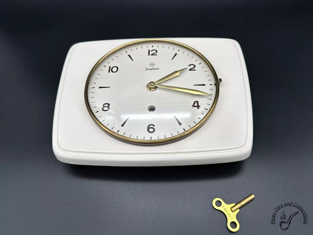 Vintage Junghans Wall Ceramic Mechanical Clock