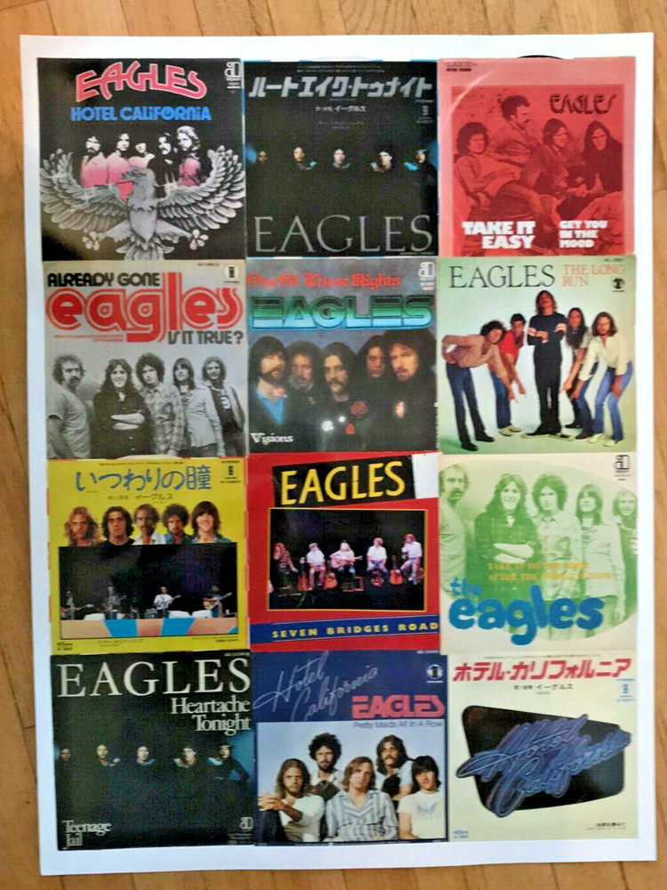EAGLES Picture sleeve poster