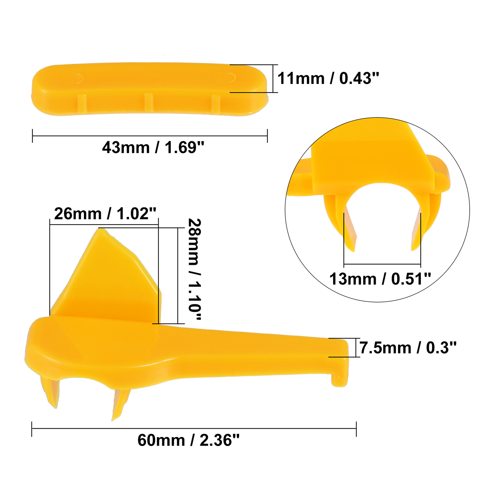 12 Set Tire Changer Plastic Insert Tire Demount Head Tire Machine Wheel Guard