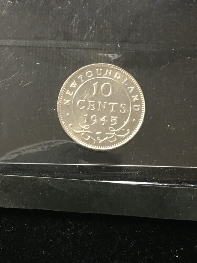 1945C ICCS Graded, Newfoundland, ¢10 Cent**MS-60**