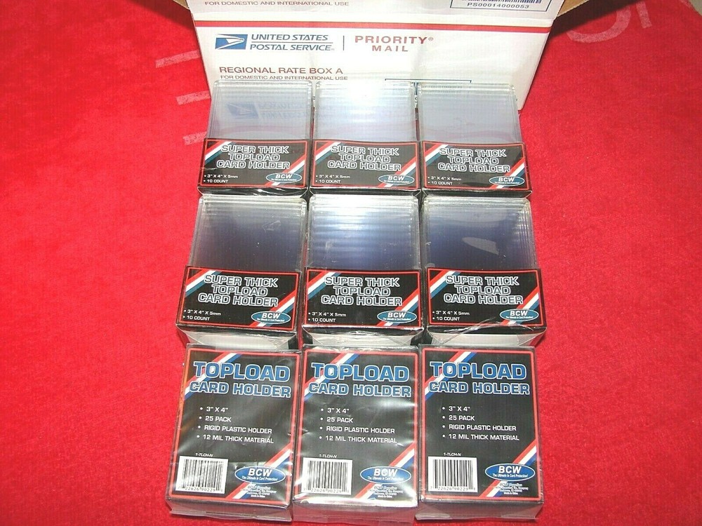 BCW 135 COUNT TOPLOADER VARIETY PACK 197 PT. (60) AND 20 PT. (75)