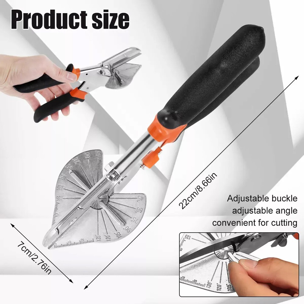 Adjustable Angle Shears 45To135 Degree Miter Cutter Multifunctional durable