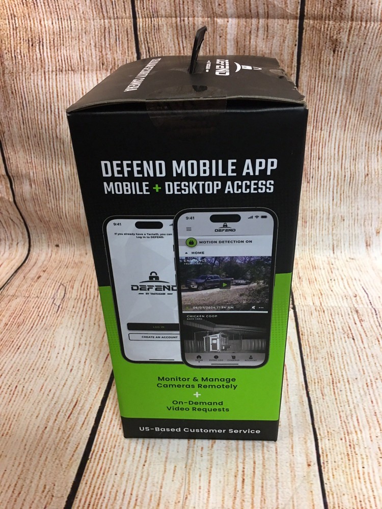 Tactacam Defend Cellular Security Camera DFD-GRD01