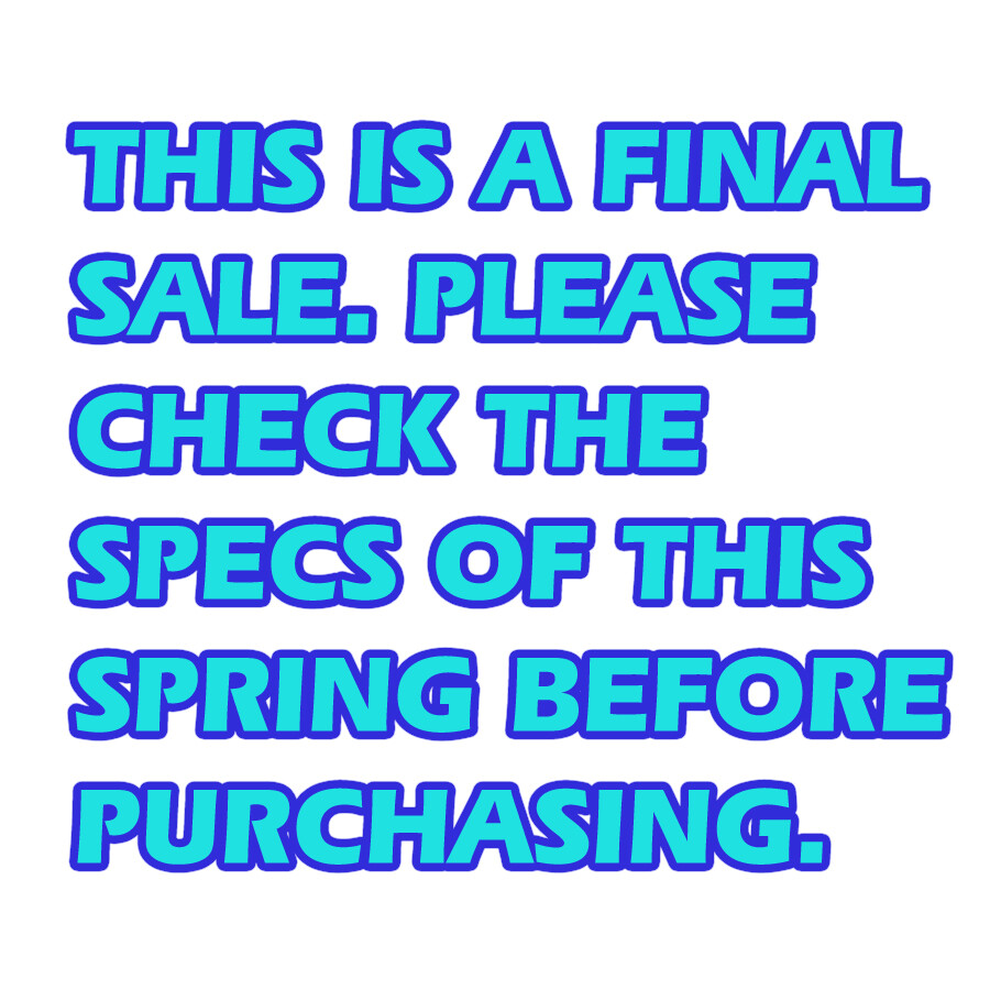 MOOKEEH Pink Coilover Replacement Springs 20K 1120lbs 5" 2.5" ID