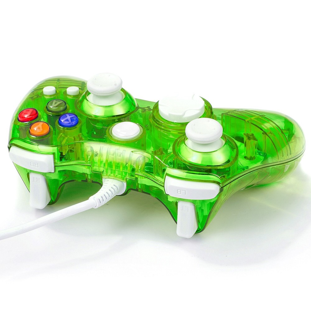 For Microsoft Xbox 360 PC WIN 7 8 10 Wired Game Controller Gamepad Joystick Glow