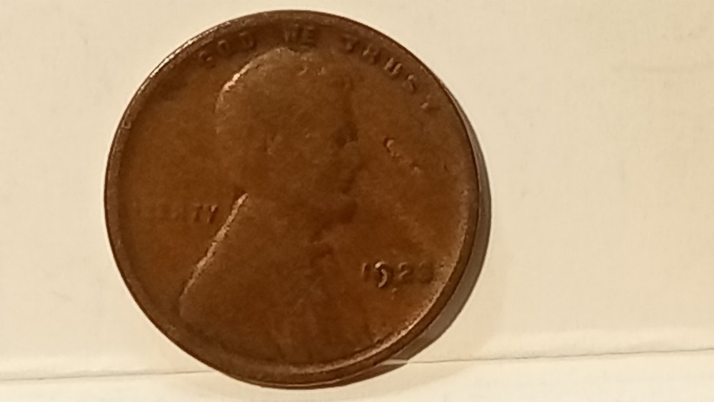 1923 S Lincoln Cent Wheat Cent Error Lamination