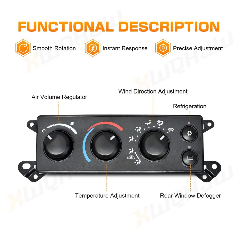 For 2006——2008 Dodge Ram A/C Temperature Heater Climate Control Switch Module