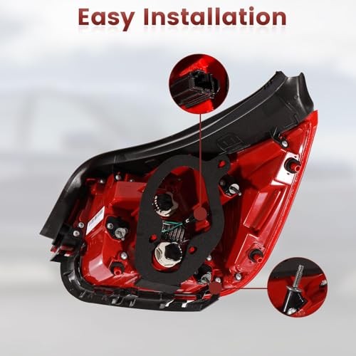 Tail Lights Assembly Compatible with 2013 2014 2015 Chevy Passenger Side Outer