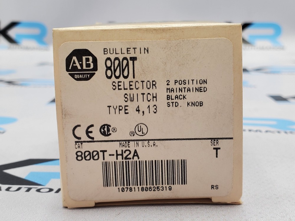 Surplus Pre-Owned Allen Bradley 800T-H2A Selector Switch