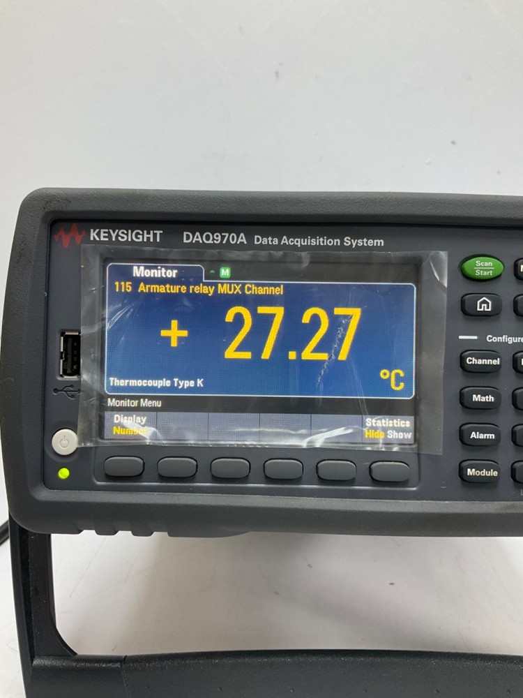 KEYSIGHT TECHNOLOGIES DAQ970A DATA ACQUISITION SYSTEM W/KEYSIGHT DAQM901A MODULE